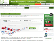 Tablet Screenshot of dokumenty.serwisprawa.pl